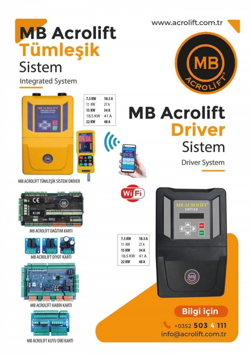 MB ACROLİFT TÜMLEŞİK SİSTEM